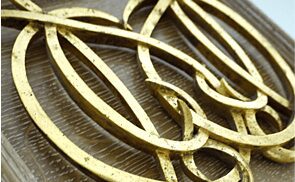 Carved Lime and Gilded Cypher