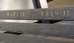 Commemorative Lettering to Bench