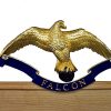 Hand Carved and Gilded Falcon