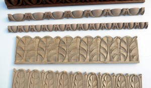 Hand carved mouldings