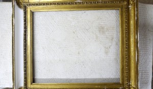 Restoration and Conservation of Water Gilded Period Picture Frame